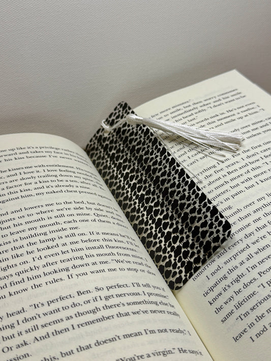 Cow Print Bookmark