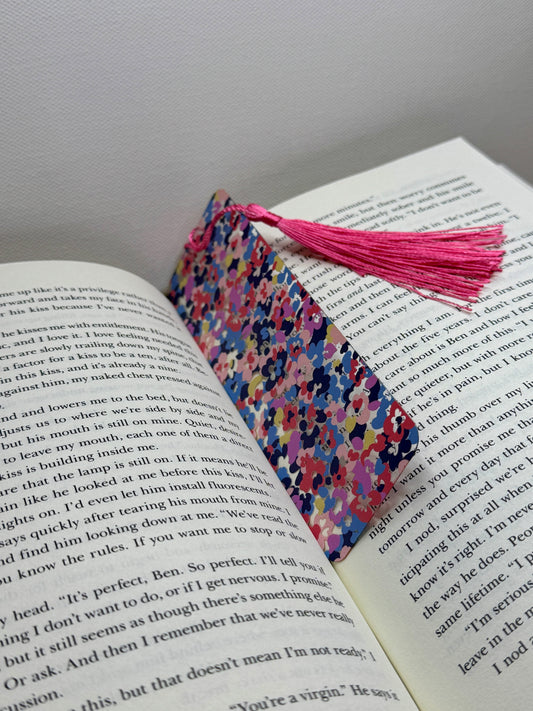 Rainbow Floral Bookmark