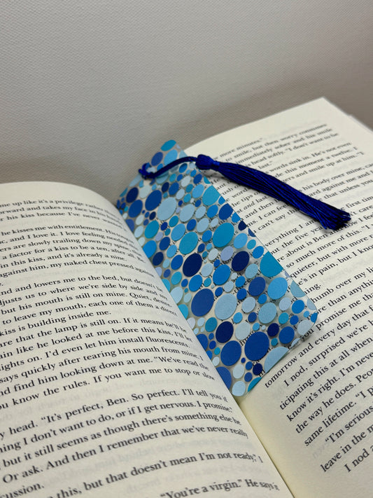 Blue Bubbles Bookmark