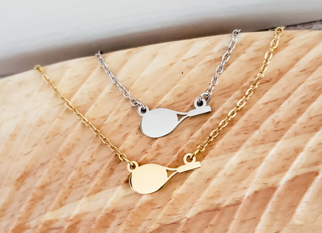 Tennis Racket Necklace