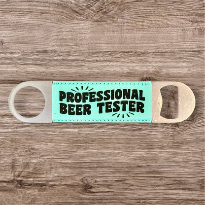 Engraved Leather Bottle Opener