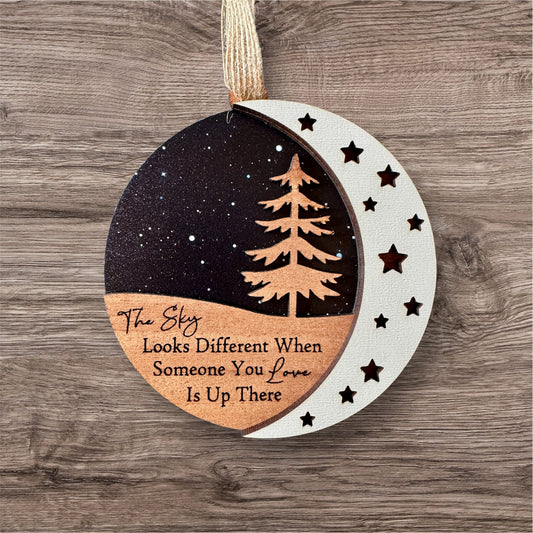 Sky is Different Memorial Ornament