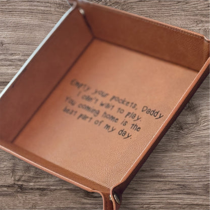 Daddy Empty Your Pockets Valet Tray