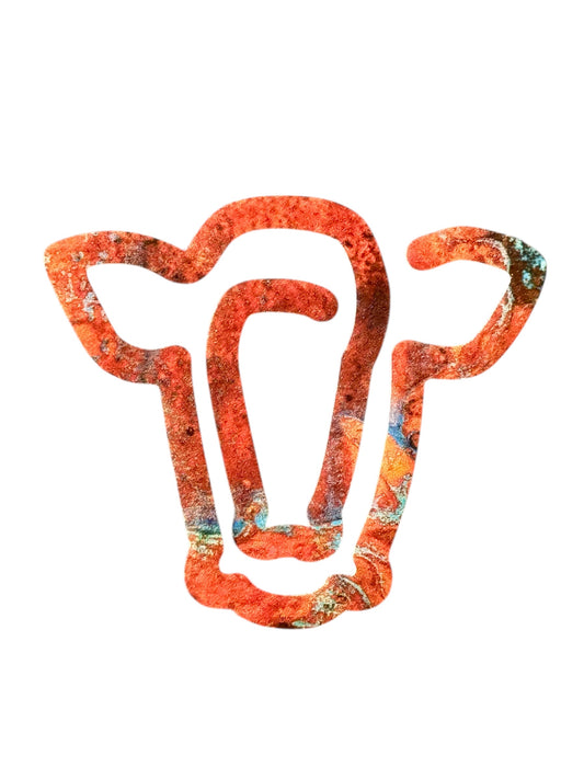 Cow Head Shaped Bookmark