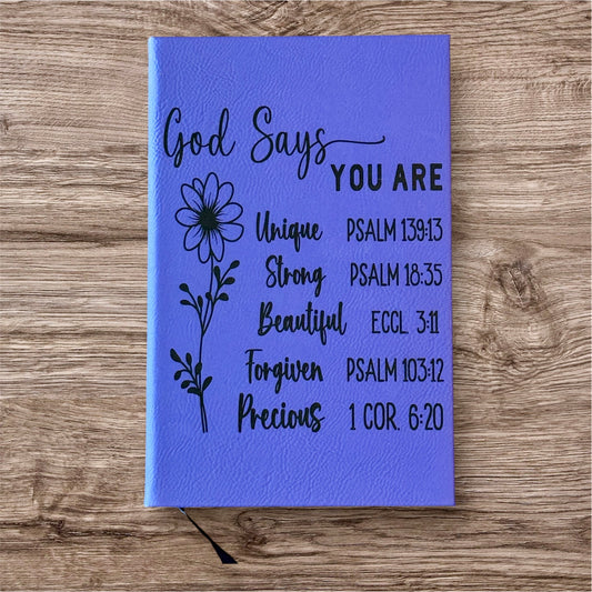 God Says You Are Notebook/Journal