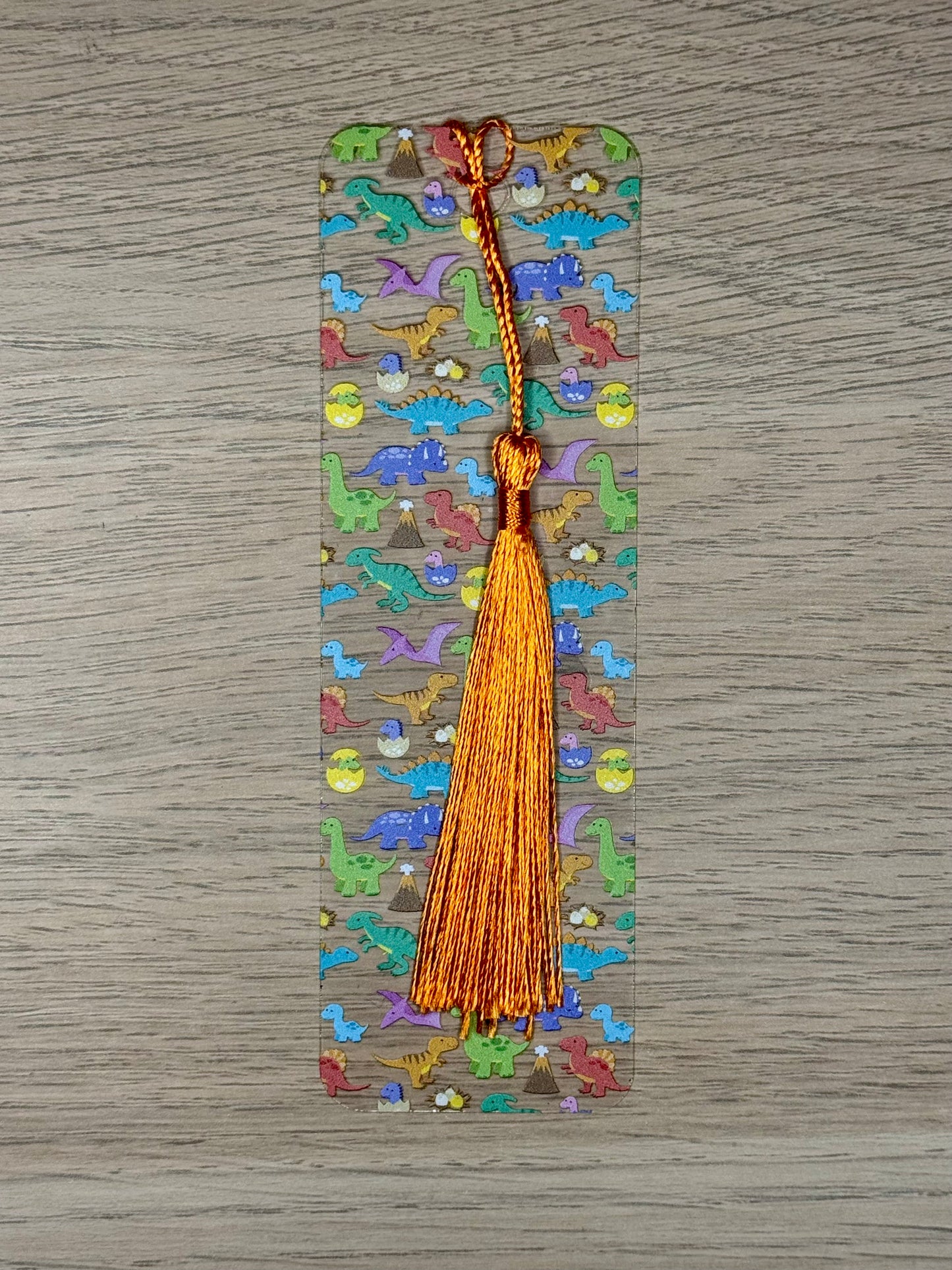 Colorful Dinosaurs Bookmark