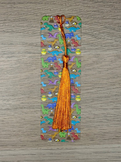 Colorful Dinosaurs Bookmark