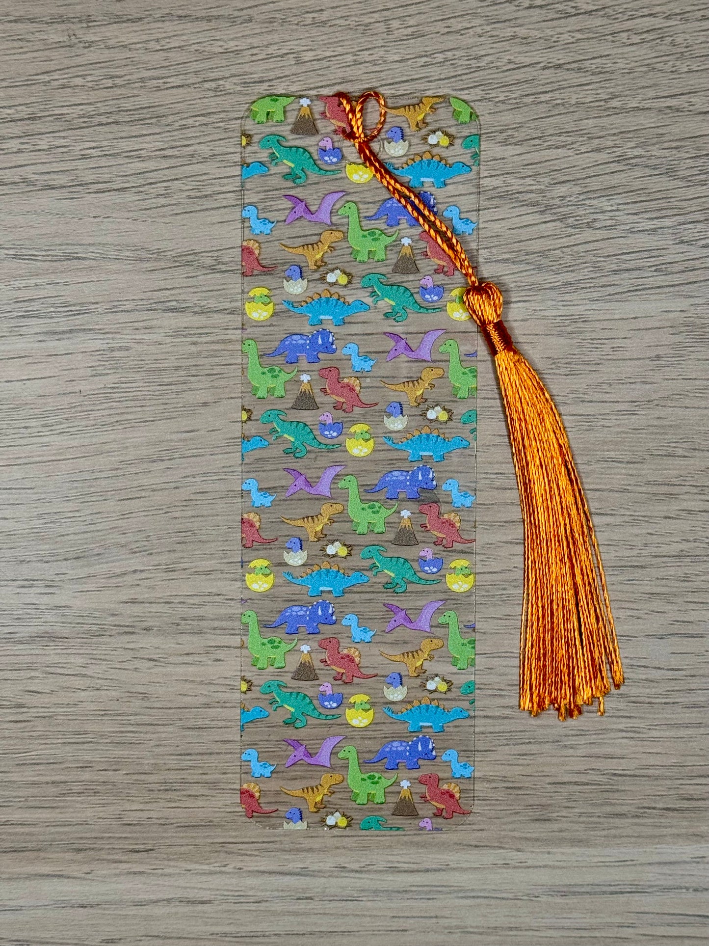 Colorful Dinosaurs Bookmark