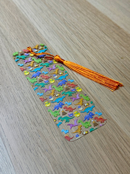 Colorful Dinosaurs Bookmark
