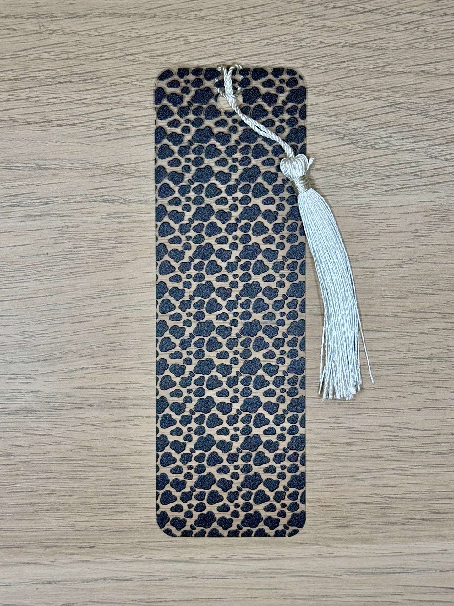 Cow Print Bookmark