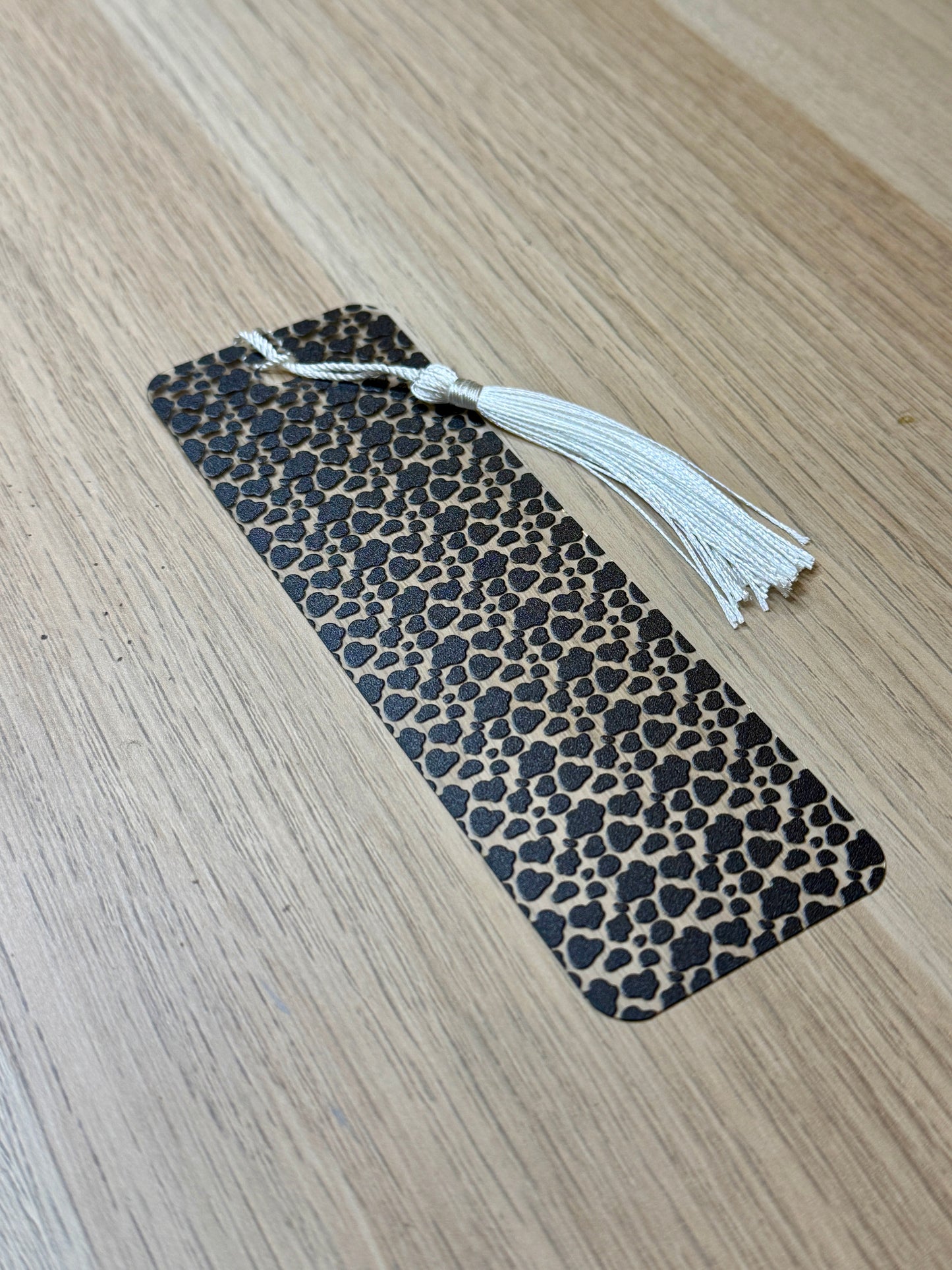 Cow Print Bookmark