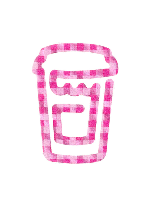 Coffee Cup Shaped Bookmark