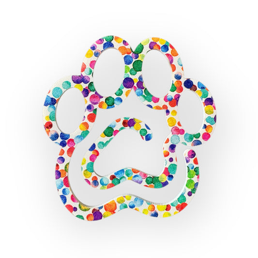 Paw Print Shaped Bookmark