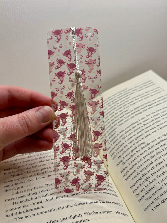 Pink Axolotls Bookmark
