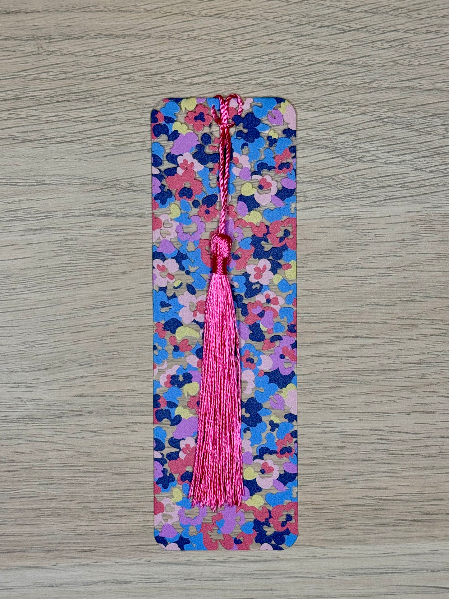 Rainbow Floral Bookmark