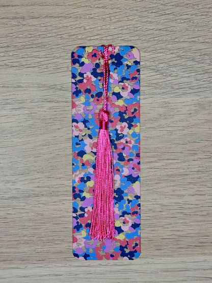 Rainbow Floral Bookmark