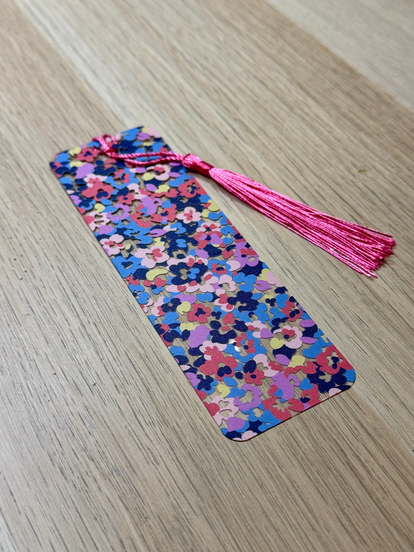 Rainbow Floral Bookmark