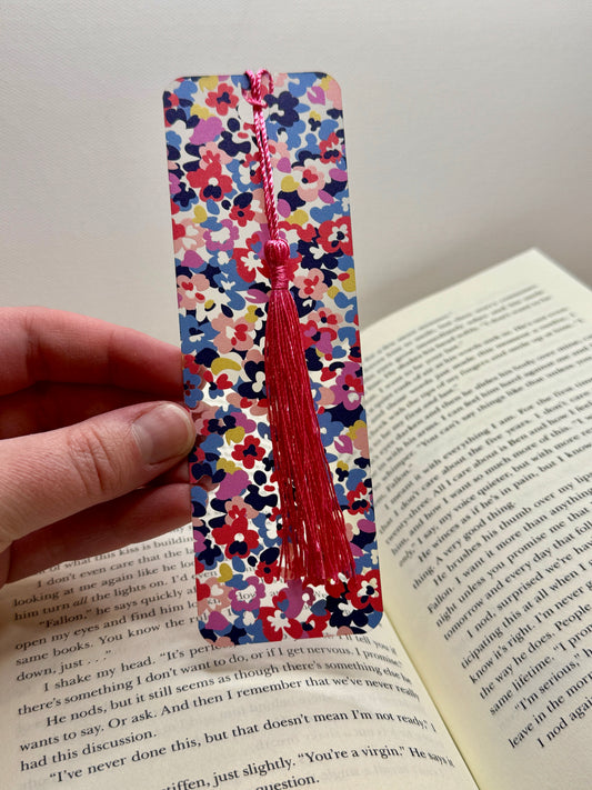 Rainbow Floral Bookmark