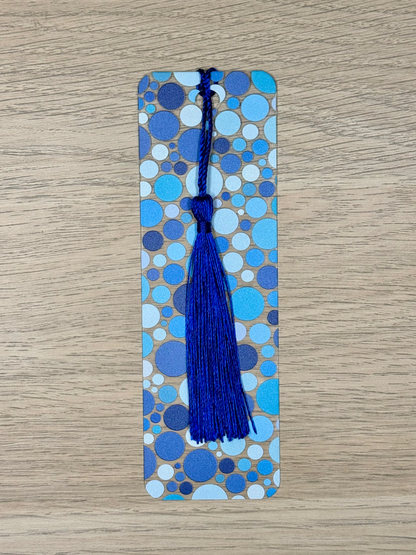 Blue Bubbles Bookmark