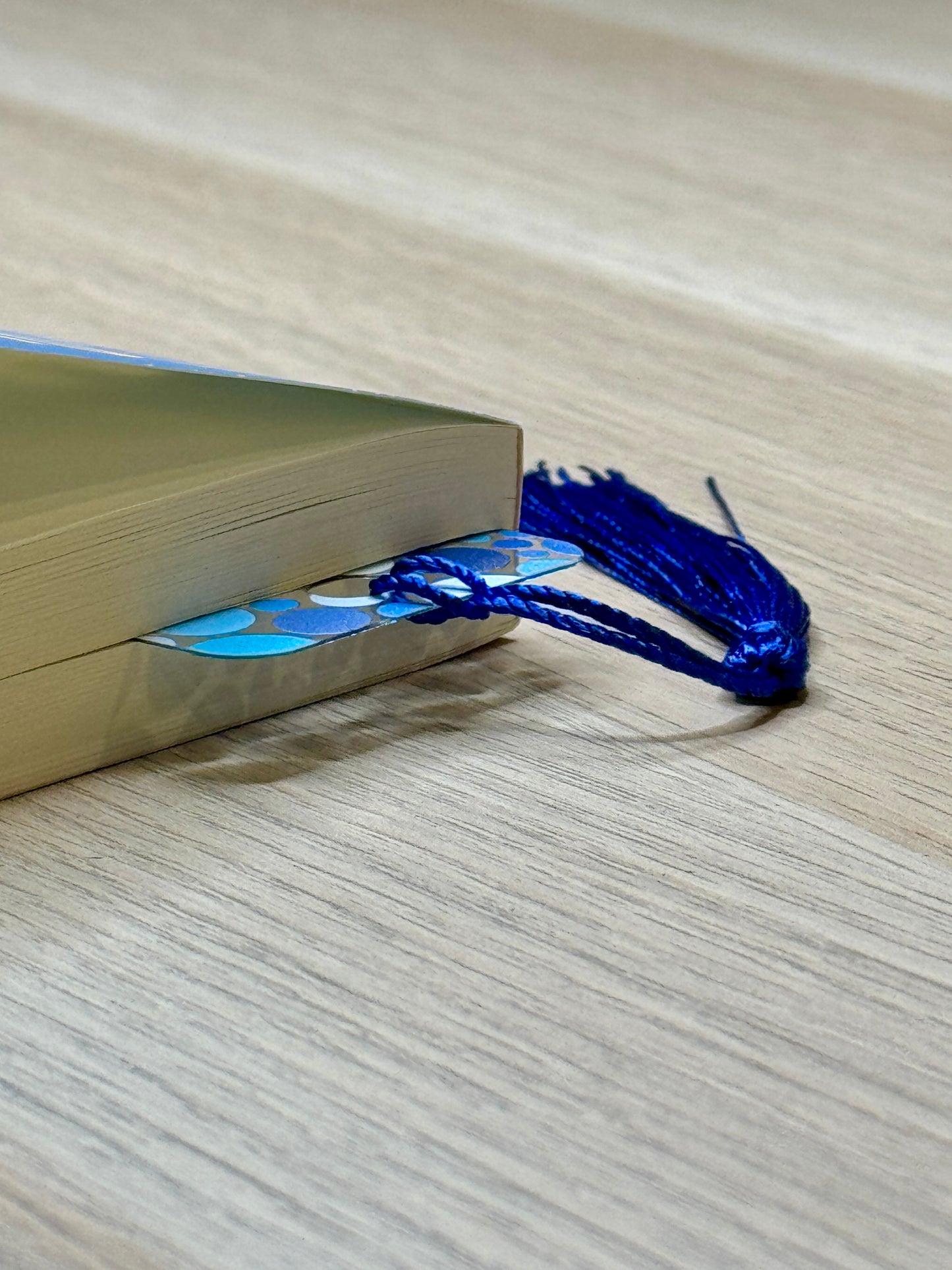Blue Bubbles Bookmark