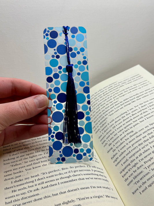 Blue Bubbles Bookmark