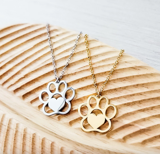 Paw Print Necklace