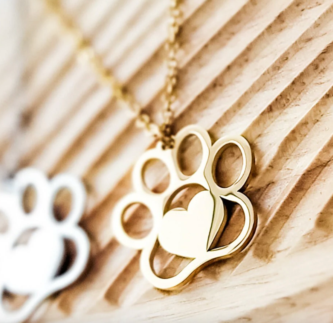 Paw Print Necklace