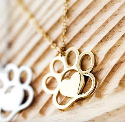 Paw Print Necklace