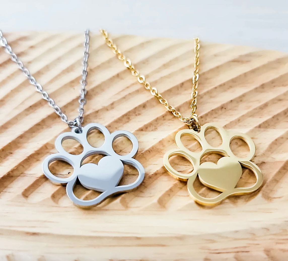 Paw Print Necklace