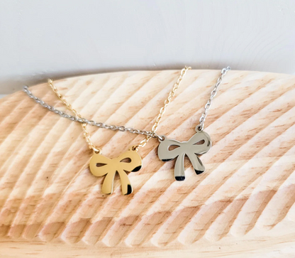 Bow Pendant Necklace