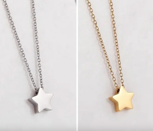 Tiny Star Charm Necklace
