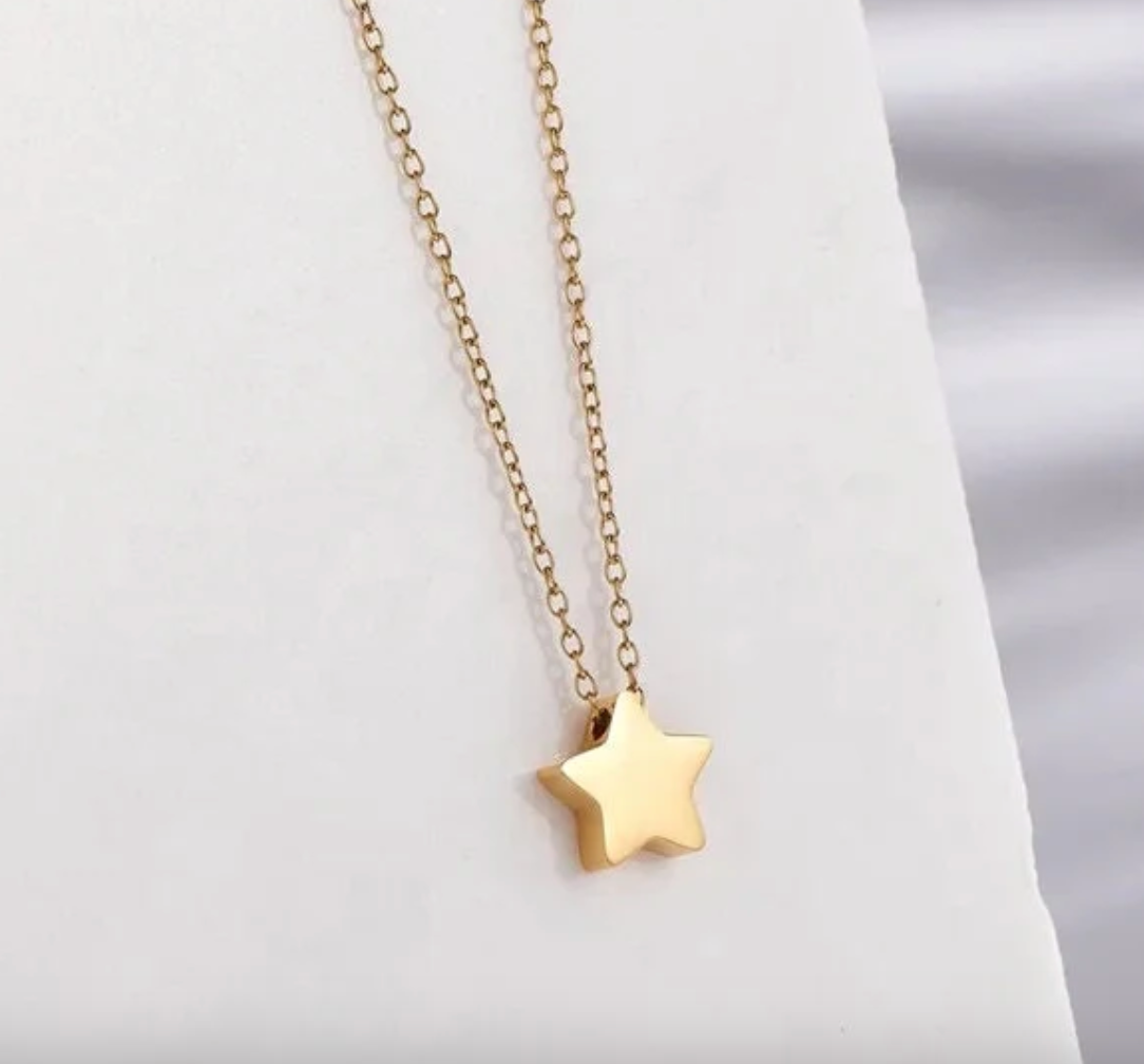 Tiny Star Charm Necklace