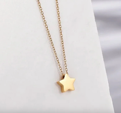 Tiny Star Charm Necklace