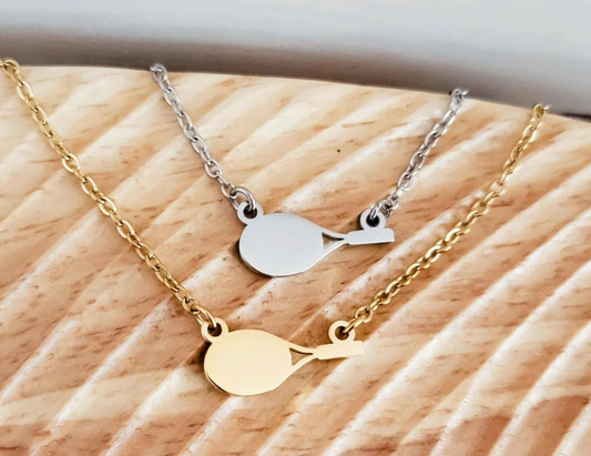 Tennis Racket Necklace