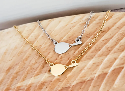 Tennis Racket Necklace