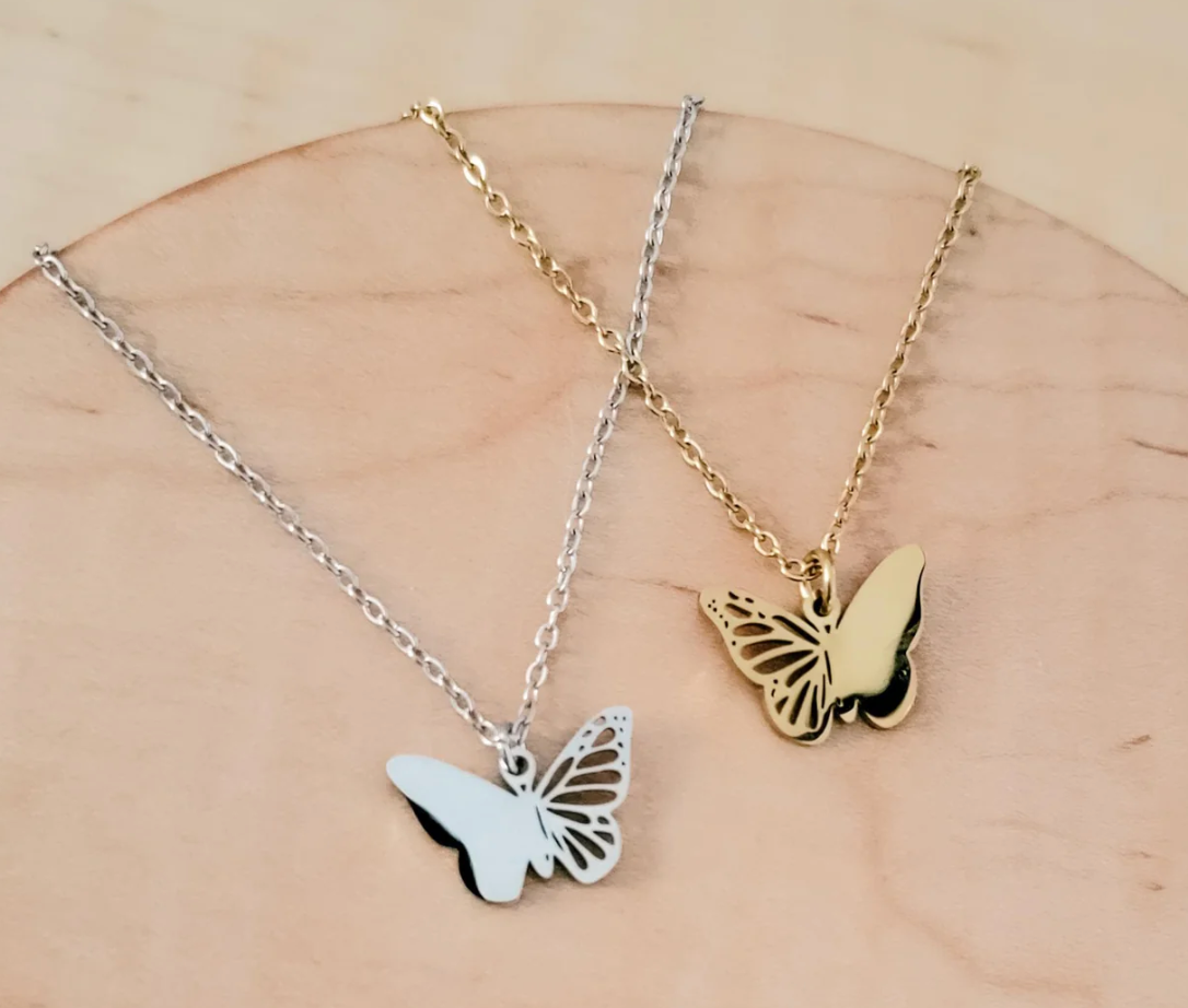 Filigree Butterfly Necklace
