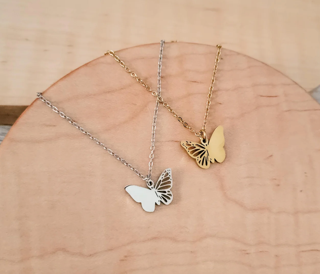 Filigree Butterfly Necklace